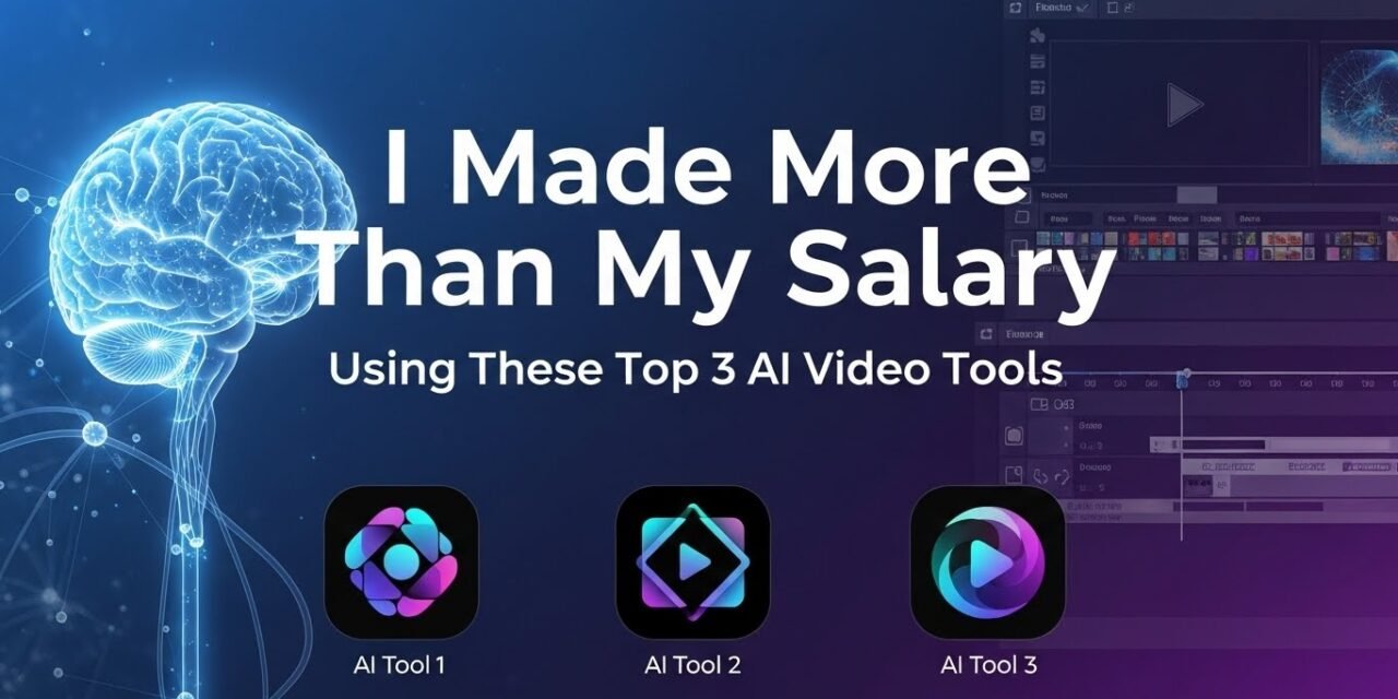 I Made More Than My Salary Using These Top 3 AI Video Tools