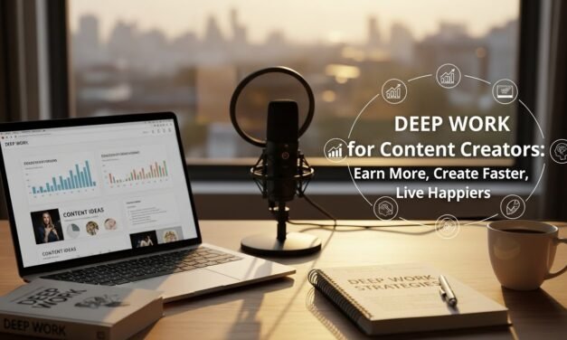 Deep Work for Content Creators: Earn More, Create Faster, Live Happier