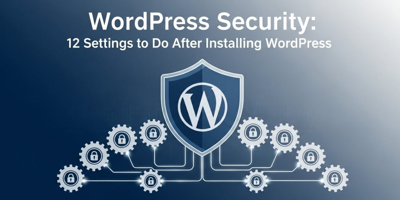 WordPress Security: 12 Essential Settings to Implement After Installing WordPress