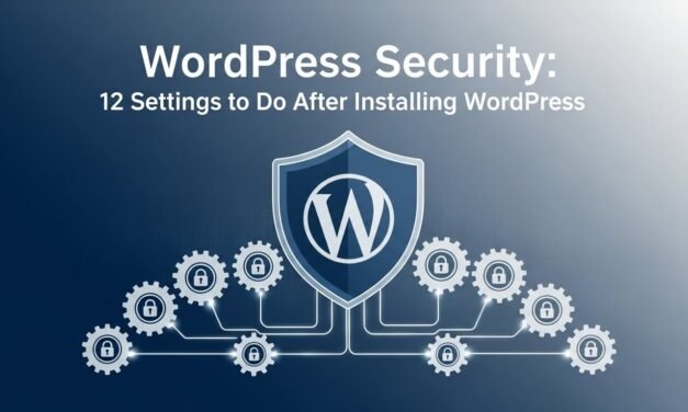WordPress Security: 12 Essential Settings to Implement After Installing WordPress